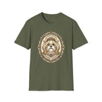 Duchess Pawlette T-Shirt-T-Shirt-luxury-rescue-dog-t-shirt-for-dog-lovers-Military Green-S-Rescue Paws Club