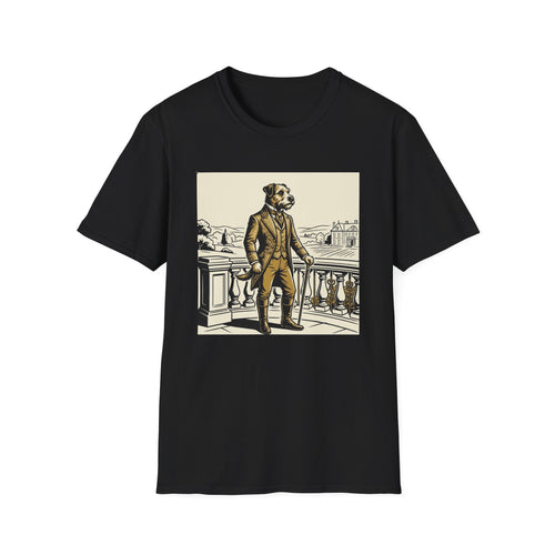 Duke of Tailington T-Shirt-T-Shirt-luxury-rescue-dog-t-shirt-for-dog-lovers-Black-S-Rescue Paws Club