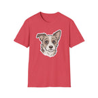 Purely Paw-sitive T-Shirt-T-Shirt-luxury-rescue-dog-t-shirt-for-dog-lovers-Heather Red-S-Rescue Paws Club
