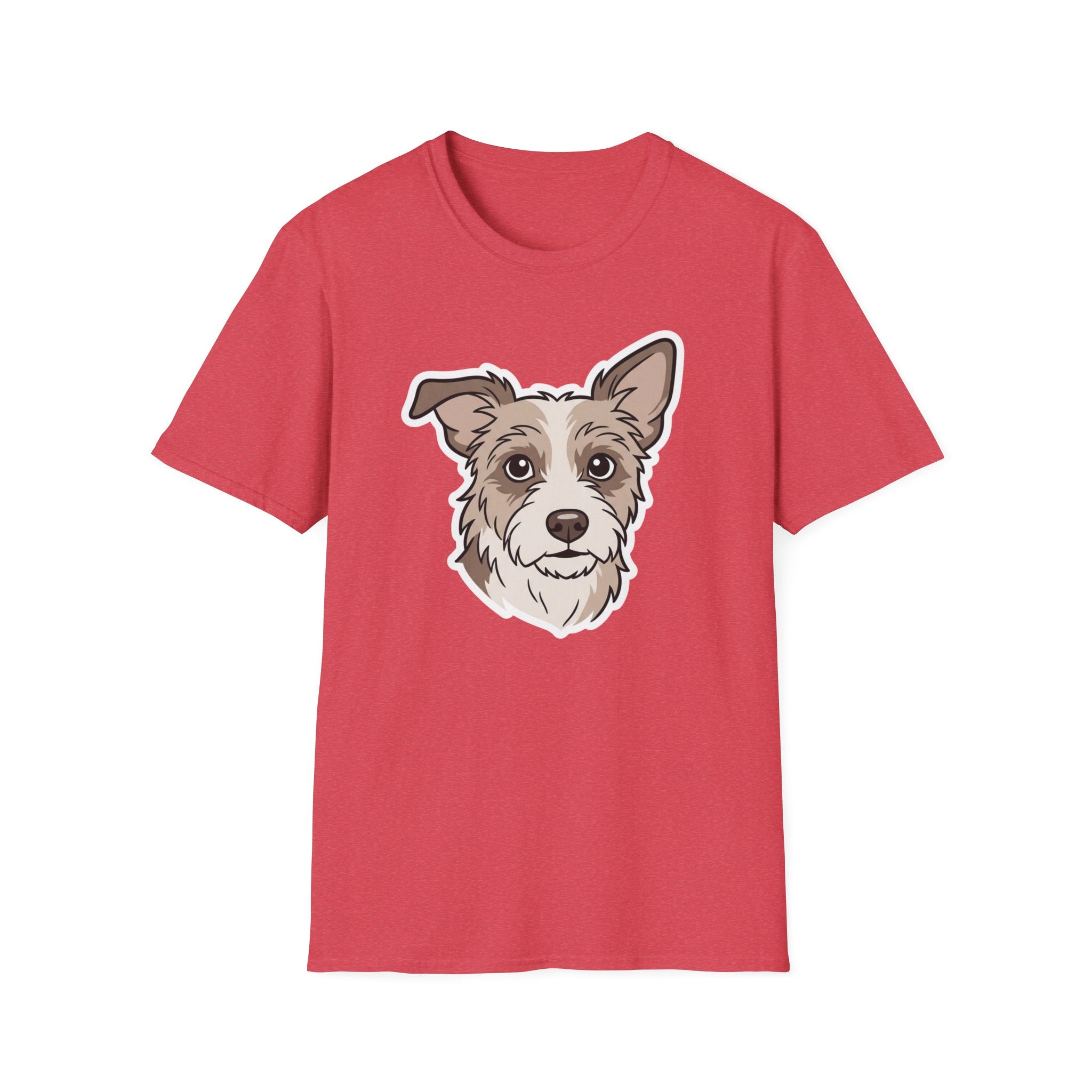 Purely Paw-sitive T-Shirt-T-Shirt-luxury-rescue-dog-t-shirt-for-dog-lovers-Heather Red-S-Rescue Paws Club
