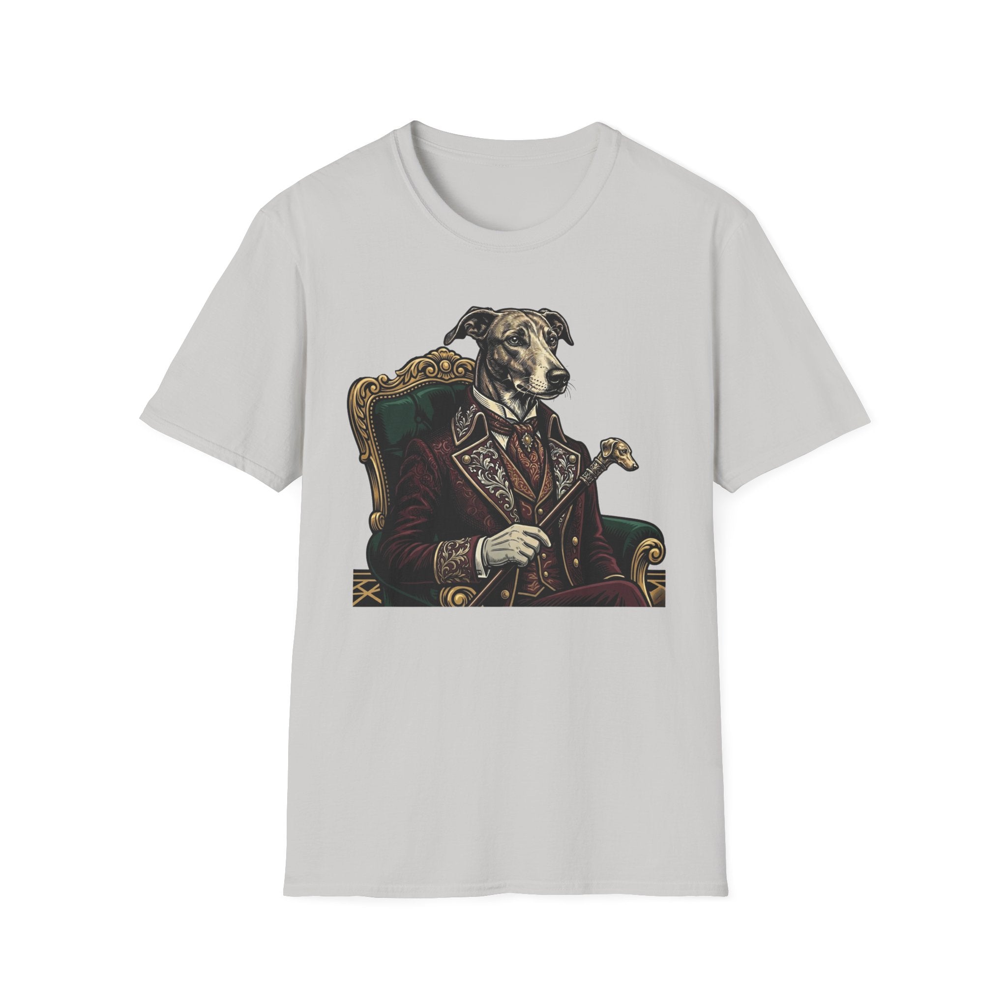 Viscount Wagmore T-Shirt-T-Shirt-luxury-rescue-dog-t-shirt-for-dog-lovers-Ice Grey-S-Rescue Paws Club