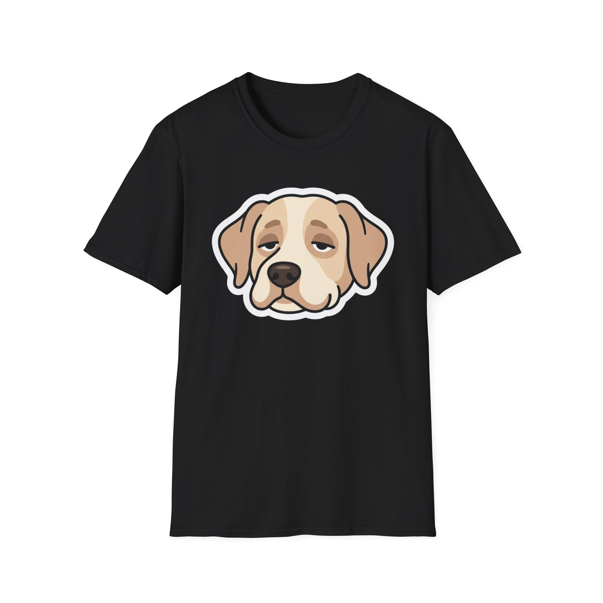 Too Lazy to Bark T-Shirt-T-Shirt-luxury-rescue-dog-t-shirt-for-dog-lovers-Black-S-Rescue Paws Club