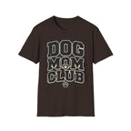 Dog Mom Club T-Shirt-T-Shirt-luxury-rescue-dog-t-shirt-for-dog-lovers-Dark Chocolate-S-Rescue Paws Club