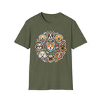 The Wiggle Gang T-Shirt-T-Shirt-luxury-rescue-dog-t-shirt-for-dog-lovers-Military Green-S-Rescue Paws Club