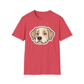 Too Lazy to Bark T-Shirt-T-Shirt-luxury-rescue-dog-t-shirt-for-dog-lovers-Heather Red-S-Rescue Paws Club