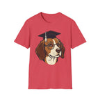 Smart Pup T-Shirt-T-Shirt-luxury-rescue-dog-t-shirt-for-dog-lovers-Heather Red-S-Rescue Paws Club