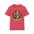Duke Barkwell T-Shirt-T-Shirt-luxury-rescue-dog-t-shirt-for-dog-lovers-Heather Red-S-Rescue Paws Club