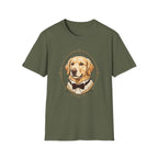 Sir Woofrey T-Shirt-T-Shirt-luxury-rescue-dog-t-shirt-for-dog-lovers-Military Green-S-Rescue Paws Club