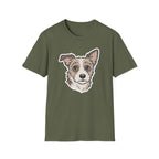 Purely Paw-sitive T-Shirt-T-Shirt-luxury-rescue-dog-t-shirt-for-dog-lovers-Military Green-S-Rescue Paws Club