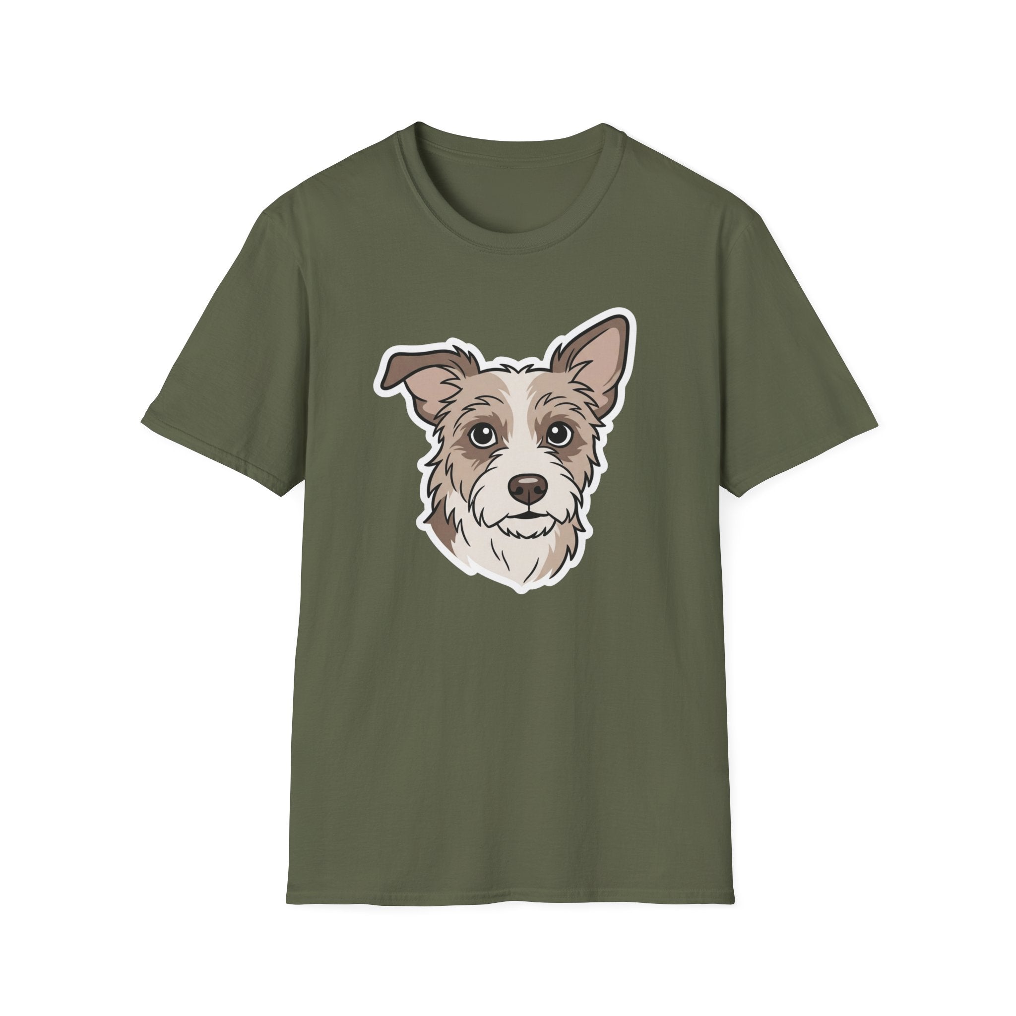 Purely Paw-sitive T-Shirt-T-Shirt-luxury-rescue-dog-t-shirt-for-dog-lovers-Military Green-S-Rescue Paws Club