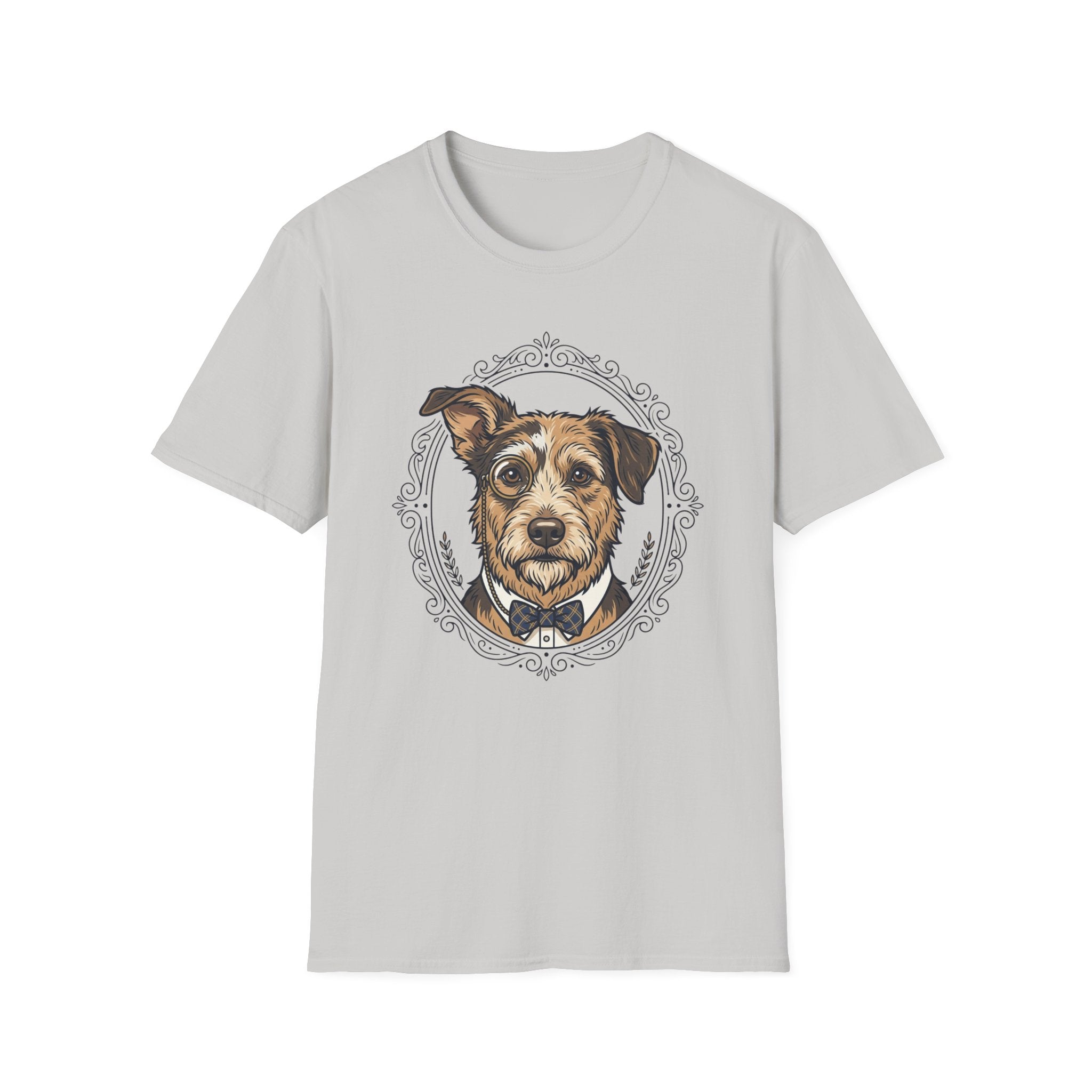 Count Sniffington T-Shirt-T-Shirt-luxury-rescue-dog-t-shirt-for-dog-lovers-Ice Grey-S-Rescue Paws Club