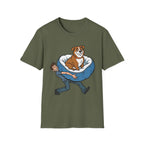 Like a Boss T-Shirt-T-Shirt-luxury-rescue-dog-t-shirt-for-dog-lovers-Military Green-S-Rescue Paws Club