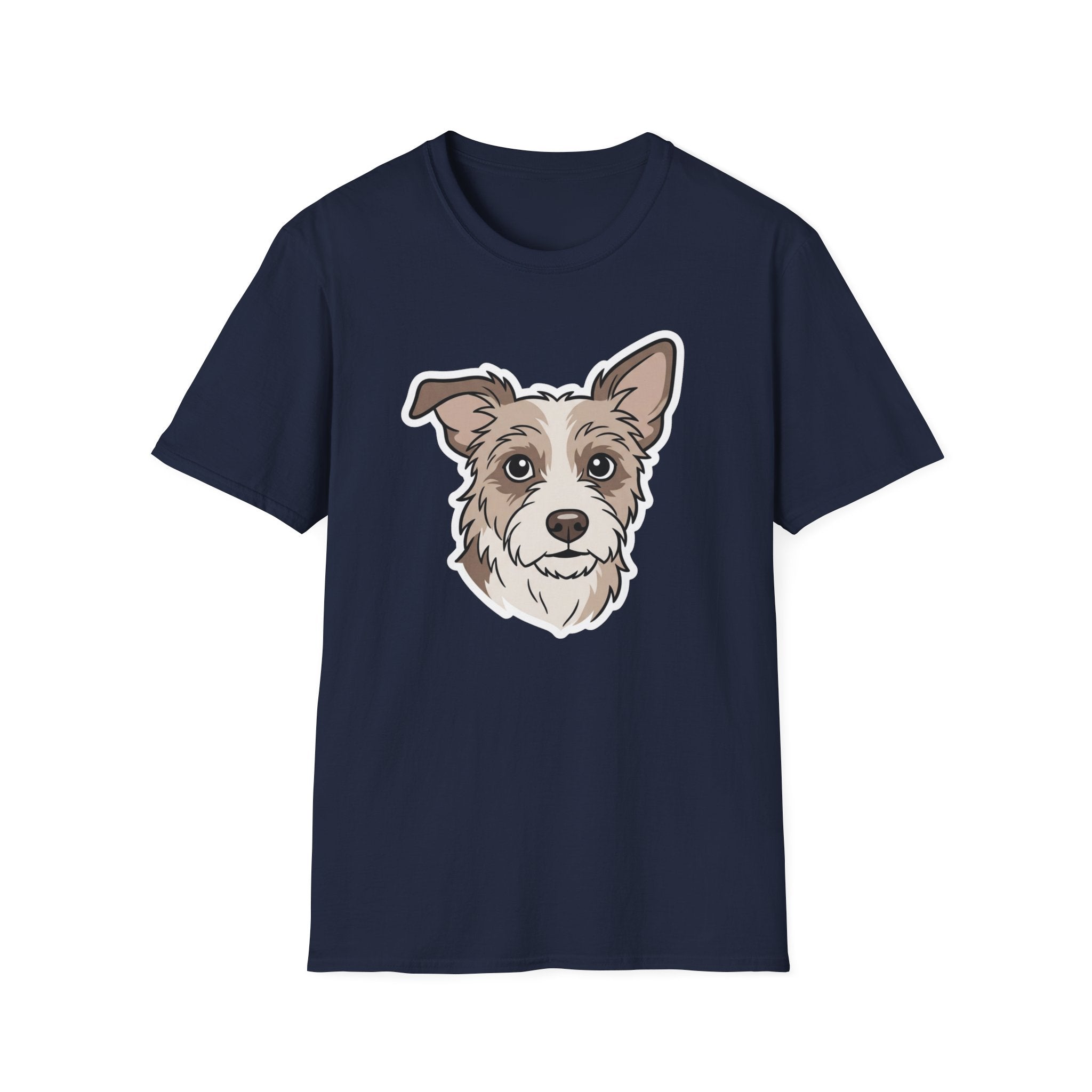 Purely Paw-sitive T-Shirt-T-Shirt-luxury-rescue-dog-t-shirt-for-dog-lovers-Navy-S-Rescue Paws Club