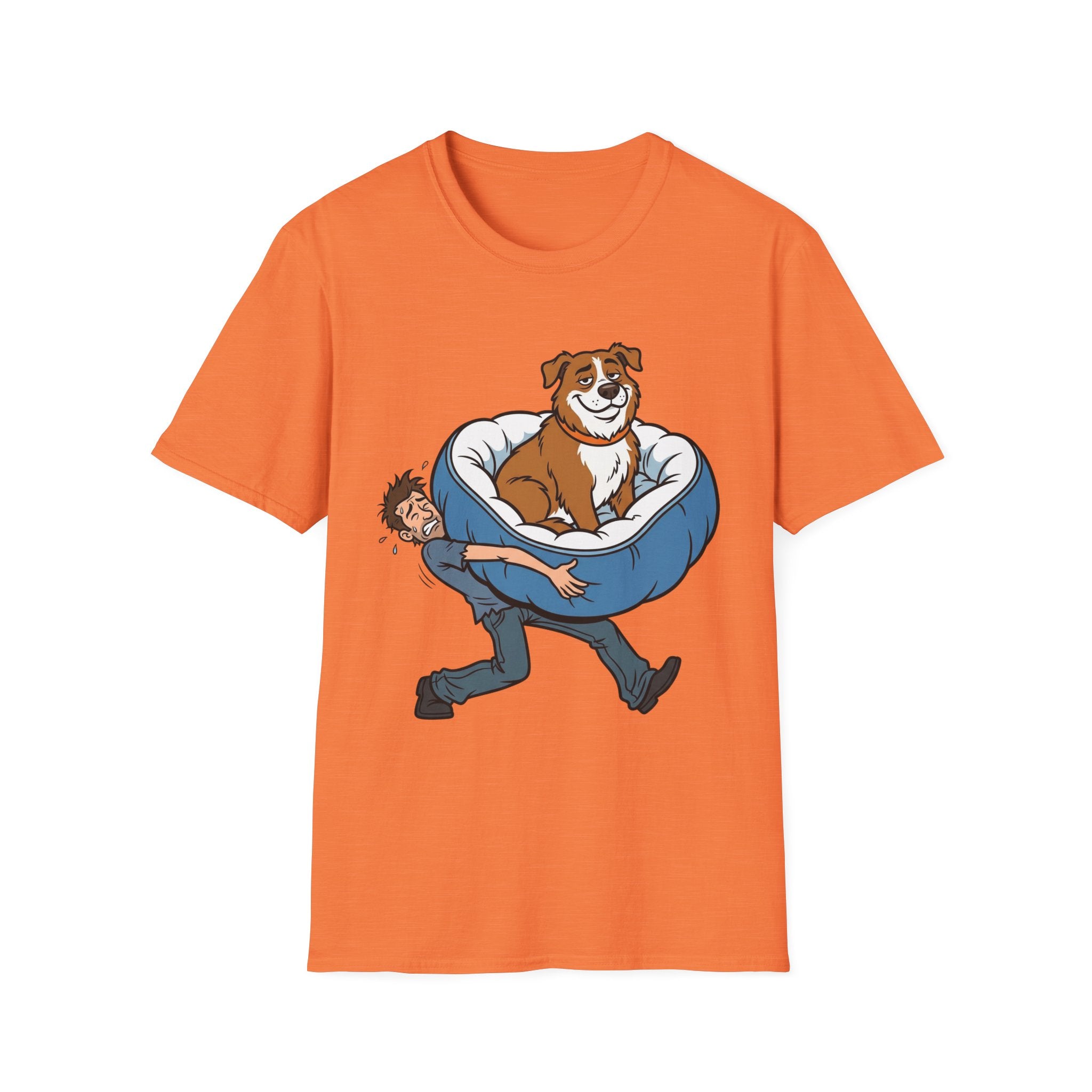 Like a Boss T-Shirt-T-Shirt-luxury-rescue-dog-t-shirt-for-dog-lovers-Heather Orange-S-Rescue Paws Club