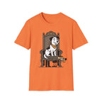 Royal Pup T-Shirt-T-Shirt-luxury-rescue-dog-t-shirt-for-dog-lovers-Heather Orange-S-Rescue Paws Club